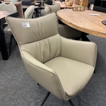 4x Eetkamerstoel Jonas, leer, taupe